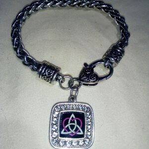 Silver Braided Bracelet